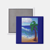 Palmboom Magnet (Voorkant / Achterkant)