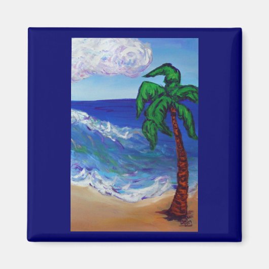 Palmboom Magnet (Voorkant)