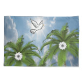 Palmboom met Hoesje piloot Kussensloop (Achterkant)