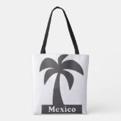 Palmboom (Mexicaanse Vacatie) - Aangepast alles-ov Tote Bag (Achterkant)