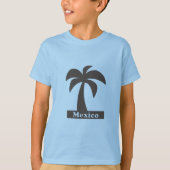 Palmboom (Mexicaanse Vacatie) - Kinderen Basic T-S T-shirt (Voorkant)