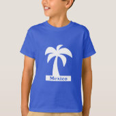 Palmboom (Mexicaanse Vacatie) - Kinderen Basic T-S T-shirt (Voorkant)