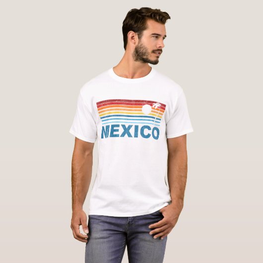 Palmboom Mexico T-shirt (Voorkant volledig)
