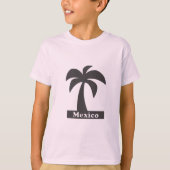 Palmboom (Mexico vakantie) - Kids' Basic T-Shirt (Voorkant)
