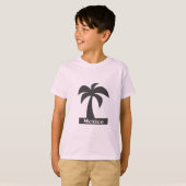 Palmboom (Mexico vakantie) - Kids' Basic T-Shirt (Voorkant volledig)