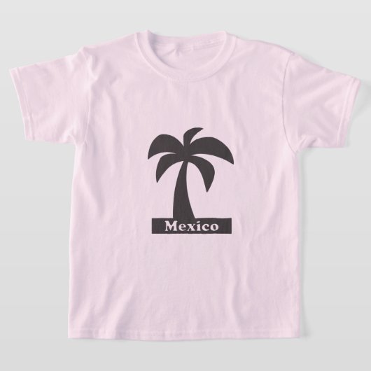 Palmboom (Mexico vakantie) - Kids' Basic T-Shirt (Laagn)
