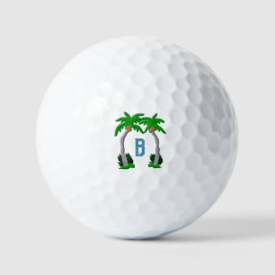 Palmboom Monogram  Golfballen