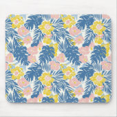 Palmboom monstera blad bloemenpatroon muismat (Voorkant)