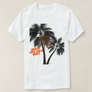 Palmboom Motivatie Kunst – Volledig Aanpasbaar T-shirt