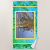 Palmboom N.J. Strandtowel Strandlaken (Voorkant)