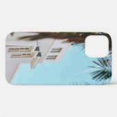 Palmboom nabij wit betongebouw Case-Mate iPhone case (Achterkant (horizontaal))