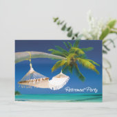 Palmboom-, oceaan- en Hammock-groep Kaart (Staand voorkant)