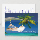 Palmboom-, oceaan- en Hammock-groep Kaart (Voorkant / Achterkant)