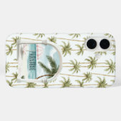 Palmboom Oceaan Paradijs Case-Mate iPhone Case (Achterkant (horizontaal))