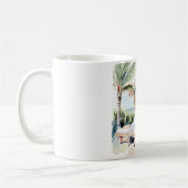 Palmboom Oceaan Strand Koffiemok (Links)