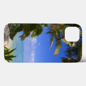 Palmboom omzoomd strand Cook Islands 2 Case-Mate iPhone Case (Achterkant (horizontaal))