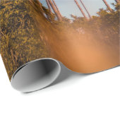 Palmboom onder blauwe hemel cadeaupapier (Rol Hoek)