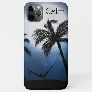 Palmboom onder maanlicht Case-Mate iPhone case