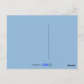 Palmboom op de strand briefkaart (Achterkant)