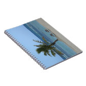 Palmboom op de strand notitieboek (Rechterzijde)