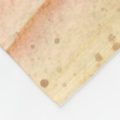 Palmboom op een zonnige dag op het strand fleece deken (Hoek)