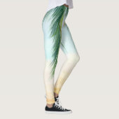Palmboom op een zonnige dag op het strand leggings (Rechts)