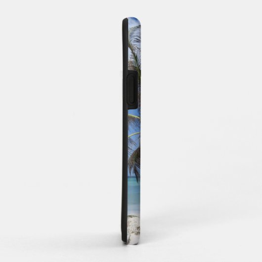 Palmboom op strand Barbados Case-Mate iPhone Case (Achterkant/rechts)