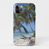 Palmboom op strand Barbados Case-Mate iPhone Case (Achterkant)