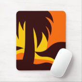 Palmboom op water muismat (Met muis)