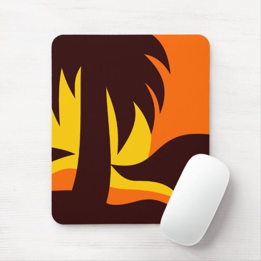 Palmboom op water muismat (Met muis)