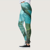 Palmboom over het water leggings (Links)