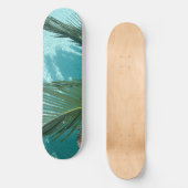 Palmboom over het water persoonlijk skateboard (Voorkant)