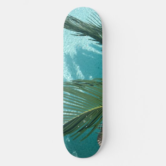 Palmboom over het water persoonlijk skateboard (Voorkant)
