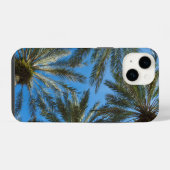 Palmboom paraplu iPhone hoesje (Achterkant horizontaal)