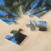 Palmboom Paraplu Legpuzzel (Zijkant)