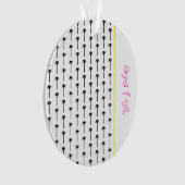 Palmboom Patroon Locatie Reizen Strand Kust Ornament (voorkant)