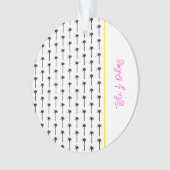 Palmboom Patroon Locatie Reizen Strand Kust Ornament (voorkant)