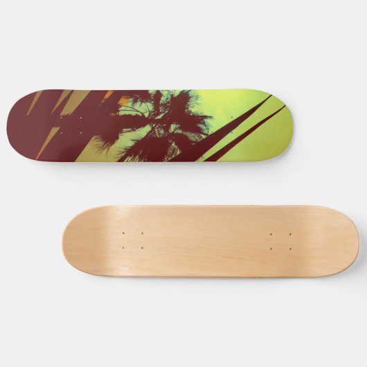 palmboom persoonlijk skateboard (Horizontaal)