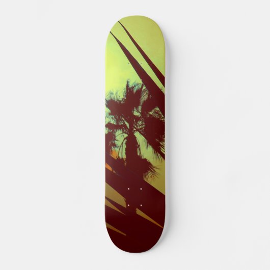 palmboom persoonlijk skateboard (Voorkant)