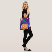 Palmboom Planeet Tote Bag (Op model)