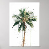 Palmboom Poster (Voorkant)