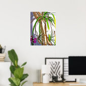 Palmboom Poster (Thuiskantoor)