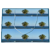 Palmboom Prettig Kerstmis SKy Groot Cadeauzakje (Voorkant)