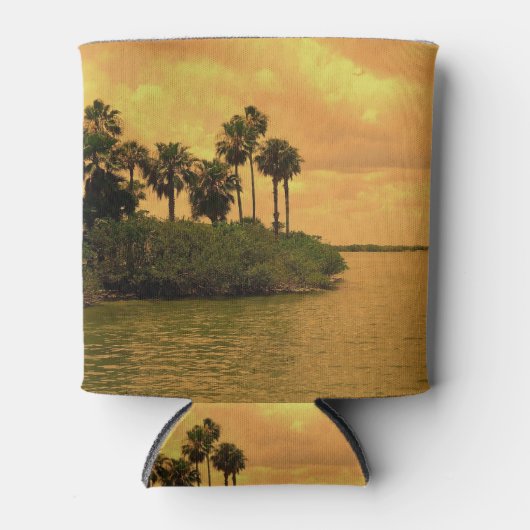 Palmboom Reverie Blikjeskoeler (Voorkant)