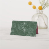 Palmboom Roze en Groene Beach Weddenschap Plaatskaartje (Achterkant)