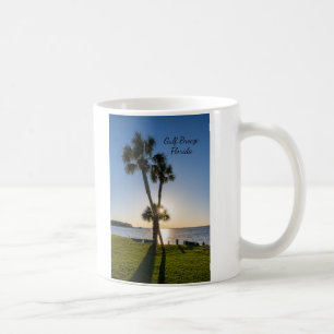 Palmboom Schaar Silhouet Koffie Mok