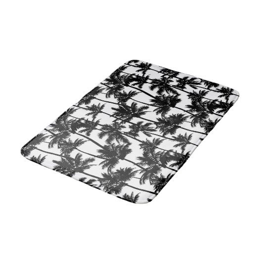 palmboom-schaduwpatroon badmat (Gekanteld)