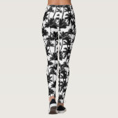 palmboom-schaduwpatroon leggings (Achterkant)