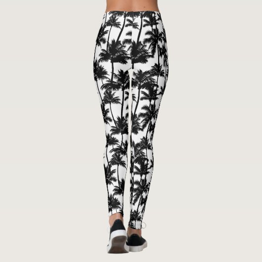 palmboom-schaduwpatroon leggings (Achterkant)