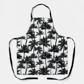 palmboom-schaduwpatroon schort (Voorkant)